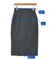 PRADA（プラダ）ロング・マキシ丈スカート グレー サイズ:36(XS位) レディース/2200728452039