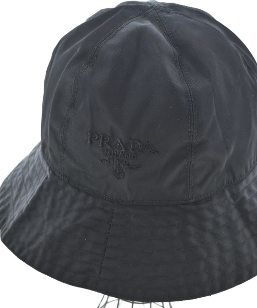 PRADA（プラダ）ハット 黒 サイズ:- レディース/2200728653153