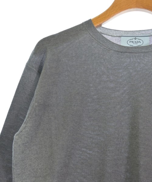 PRADA（プラダ）ニット・セーター グレー サイズ:38(S位) レディース/2200728828131
