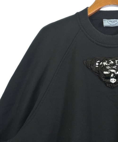 PRADA（プラダ）スウェット 黒 サイズ:XS レディース/2200728828186