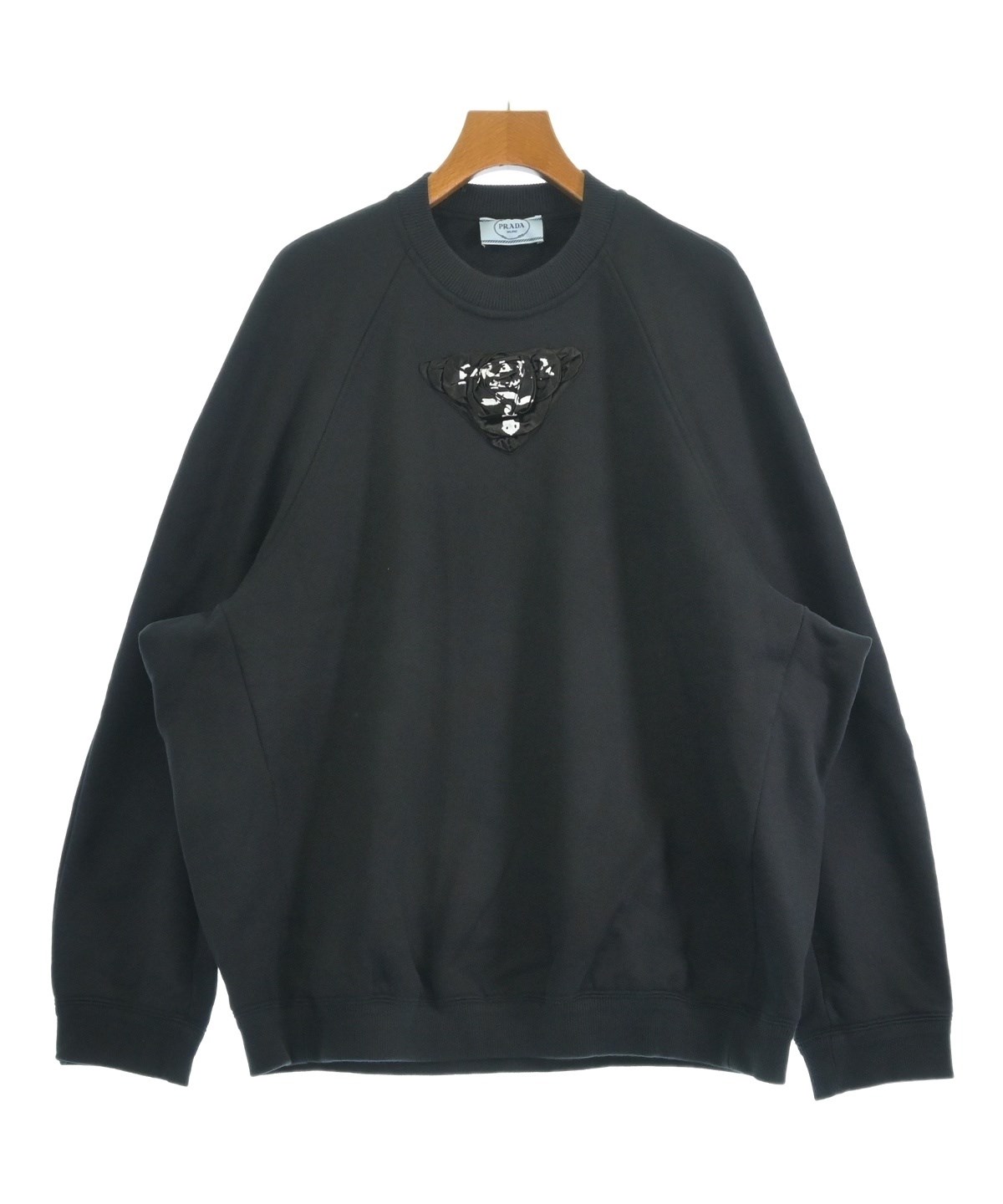 PRADA スウェット ブラック PRADA（プラダ）スウェット 黒 サイズ:XS レディース/2200728828186