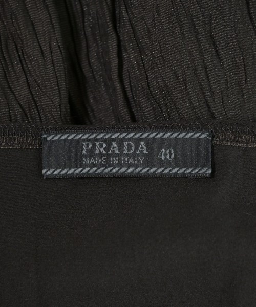 PRADA（プラダ）ブラウス 茶 サイズ:40(M位) レディース/2200682375054