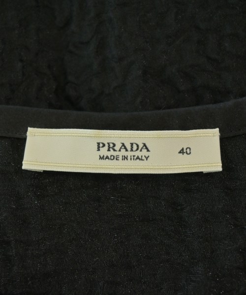 PRADA（プラダ）ブラウス 黒 サイズ:40(M位) レディース/2200682527071