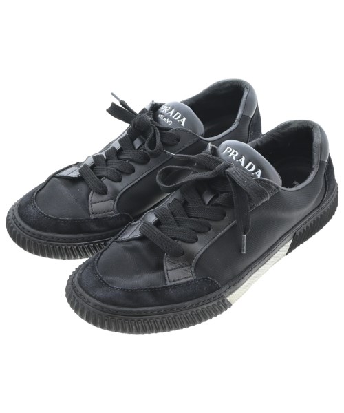 PRADA(プラダ)スニーカー 黒 サイズ:UK7 1/2(26cm位)/2200682592017
