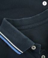 PRADA（プラダ）ポロシャツ 紺 サイズ:L メンズ/2200683083026