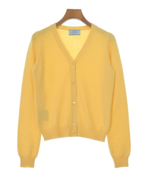 PRADA(プラダ)カーディガン 黄 サイズ:36(XS位)/2200683253047