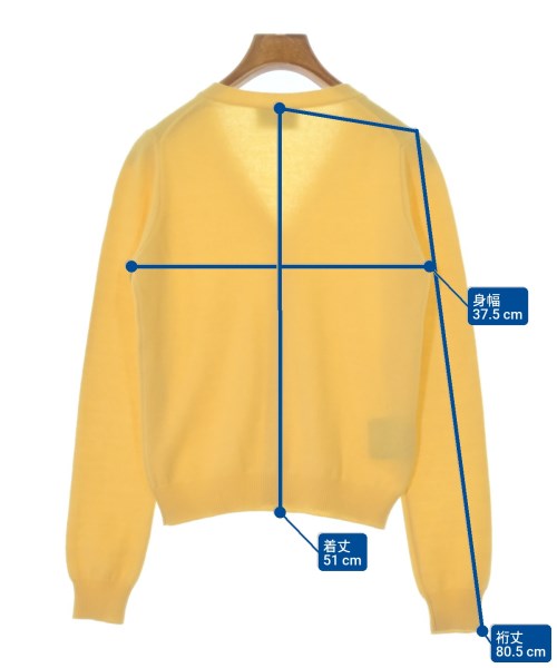 PRADA（プラダ）カーディガン 黄 サイズ:36(XS位) レディース/2200683253047
