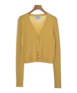 PRADA（プラダ）カーディガン 黄 サイズ:40(M位) レディース/2200683253054