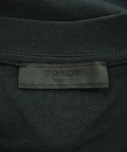 PRADA（プラダ）Tシャツ・カットソー 黒 サイズ:L メンズ/2200683399028