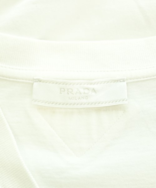 PRADA（プラダ）Tシャツ・カットソー 白 サイズ:M メンズ/2200683399035