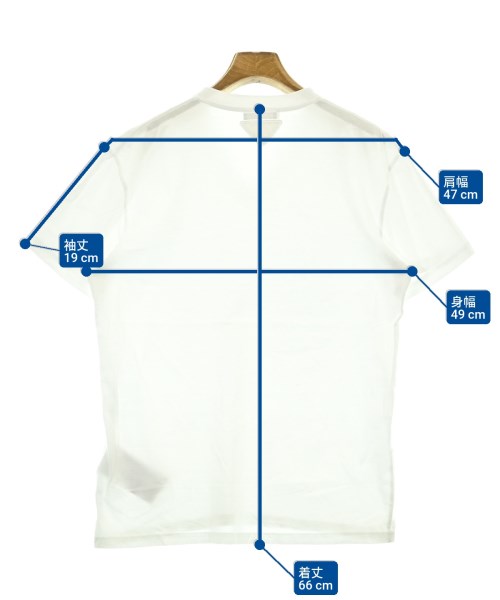 PRADA（プラダ）Tシャツ・カットソー 白 サイズ:M メンズ/2200683399035