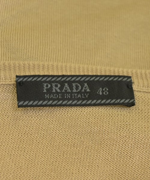 PRADA（プラダ）ニット・セーター ベージュ サイズ:48(L位) メンズ/2200683815023