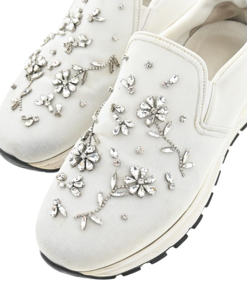 PRADA（プラダ）スニーカー 白 サイズ:EU38 1/2(25cm位) レディース/2200673900227