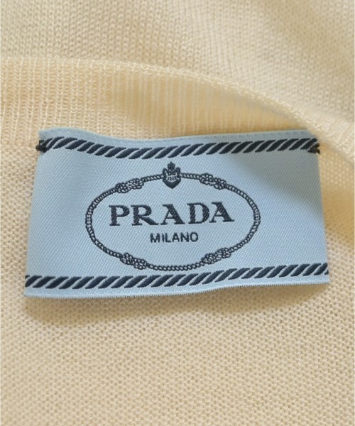 PRADA（プラダ）カーディガン 白 サイズ:36(XS位) レディース/2200684750118
