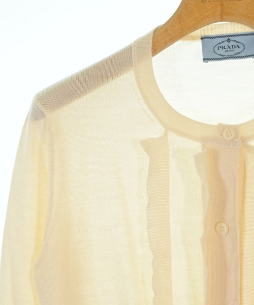 PRADA（プラダ）カーディガン 白 サイズ:36(XS位) レディース/2200684750118