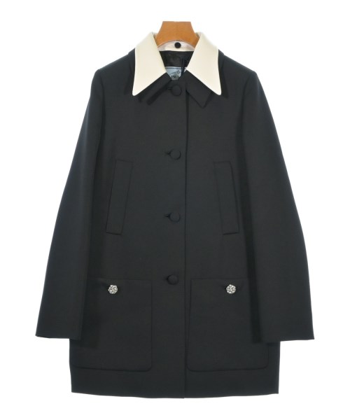 PRADA(プラダ)コート 黒 サイズ:40(M位)/2200680187079