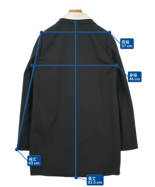 PRADA（プラダ）コート 黒 サイズ:40(M位) レディース/2200680187079