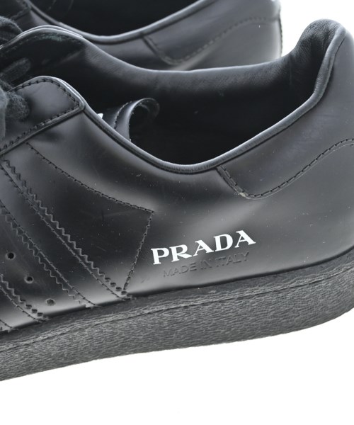 PRADA（プラダ）スニーカー 黒 サイズ:25.5cm メンズ/2200685750056