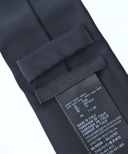 PRADA（プラダ）ネクタイ 黒 サイズ:- メンズ/2200685890059