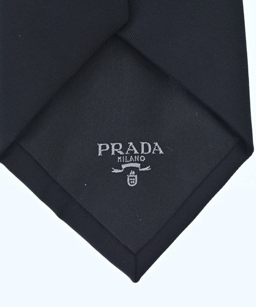PRADA（プラダ）ネクタイ 黒 サイズ:- メンズ/2200685890059
