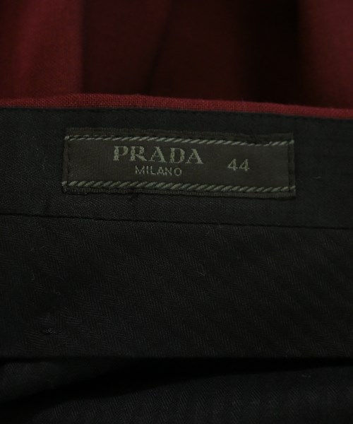 PRADA（プラダ）スラックス 赤 サイズ:44(S位) メンズ/2200681321199