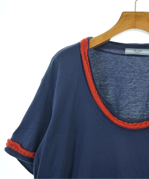 PRADA（プラダ）Tシャツ・カットソー 紺 サイズ:S レディース/2200680603081