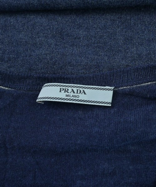 PRADA（プラダ）ニット・セーター 紺 サイズ:44(L位) レディース/2200680603098