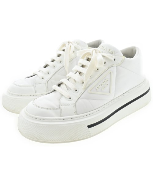 PRADA(プラダ)スニーカー 白 サイズ:UK6(24.5cm位)/2200687319039