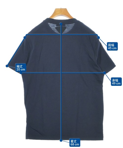 PRADA（プラダ）Tシャツ・カットソー 紺 サイズ:L メンズ/2200687445066