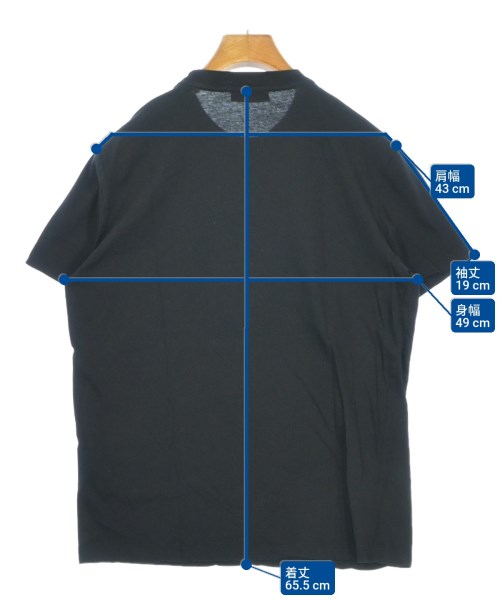 PRADA（プラダ）Tシャツ・カットソー 黒 サイズ:L メンズ/2200687445073
