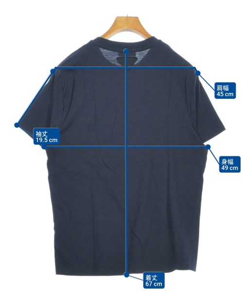 PRADA（プラダ）Tシャツ・カットソー 紺 サイズ:L メンズ/2200687445080