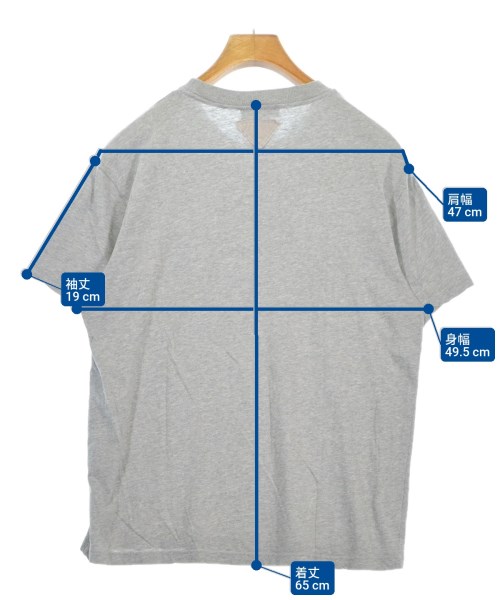 PRADA（プラダ）Tシャツ・カットソー グレー サイズ:L メンズ/2200687445110