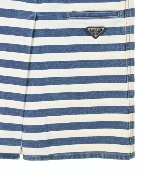 PRADA（プラダ）ひざ丈スカート 白 サイズ:36(XS位) レディース/2200685908075