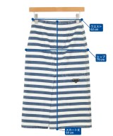 PRADA（プラダ）ひざ丈スカート 白 サイズ:36(XS位) レディース/2200685908075