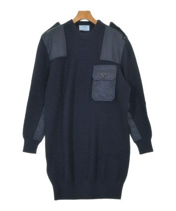 PRADA（プラダ）ワンピース 紺 サイズ:40(M位) レディース