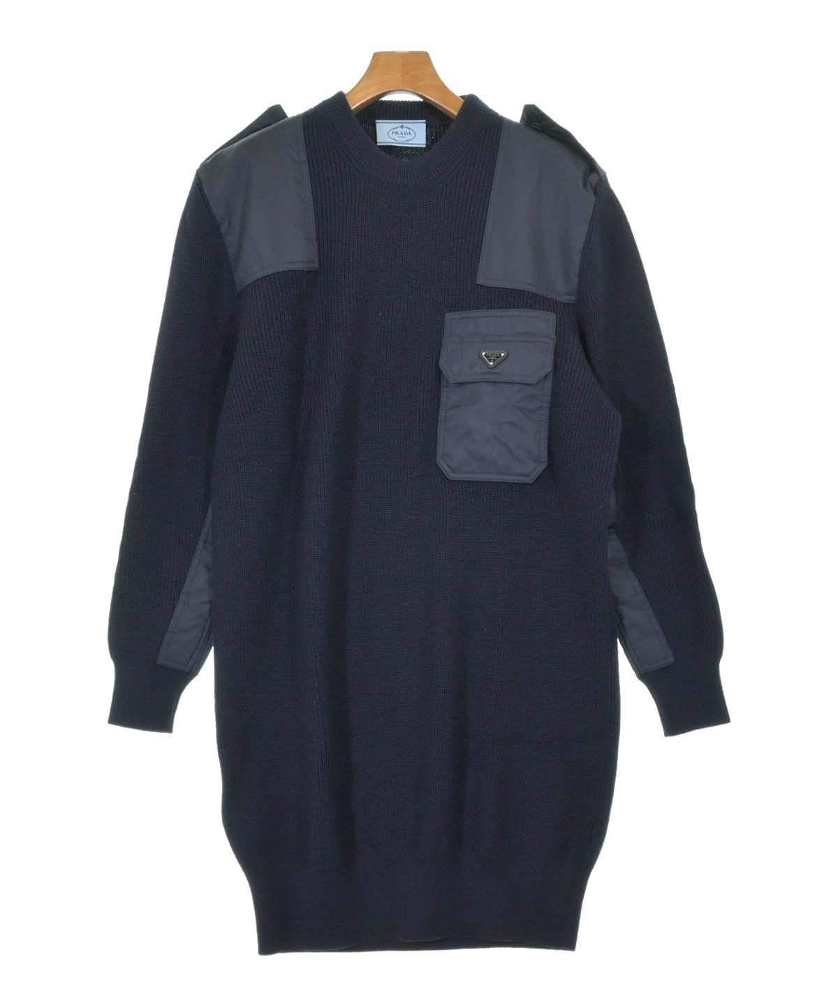 PRADA（プラダ）ワンピース 紺 サイズ:40(M位) レディース