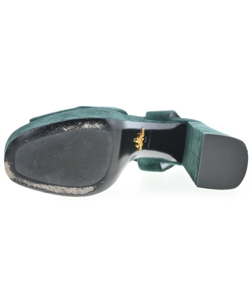 PRADA（プラダ）サンダル 緑 サイズ:EU39(25cm位) レディース/2200688776350