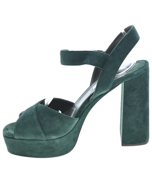 PRADA（プラダ）サンダル 緑 サイズ:EU39(25cm位) レディース/2200688776350