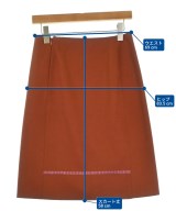 PRADA（プラダ）ひざ丈スカート 茶 サイズ:38(S位) レディース/2200687484034