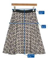 PRADA（プラダ）ひざ丈スカート 白 サイズ:38(S位) レディース/2200687484065