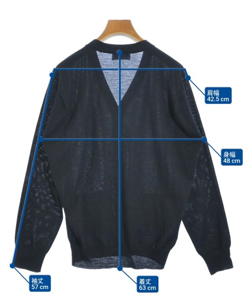 PRADA（プラダ）カーディガン 紺 サイズ:38(S位) レディース/2200689182013