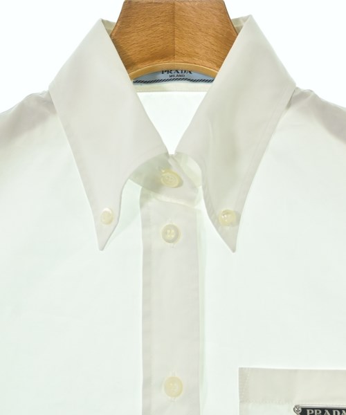 PRADA（プラダ）カジュアルシャツ 白 サイズ:38(S位) レディース/2200677154046
