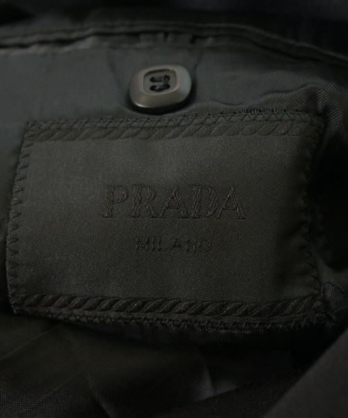 PRADA（プラダ）チェスターコート 黒 サイズ:46(M位) メンズ/2200690585018