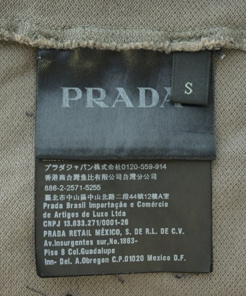 PRADA（プラダ）ポロシャツ グレー サイズ:S メンズ/2200690600049