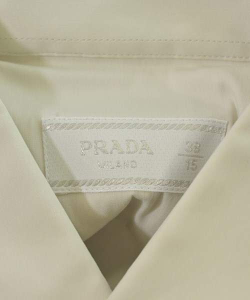 PRADA（プラダ）カジュアルシャツ 白 サイズ:38(S位) メンズ/2200690751086