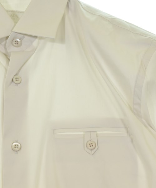 PRADA（プラダ）カジュアルシャツ 白 サイズ:38(S位) メンズ/2200690751086