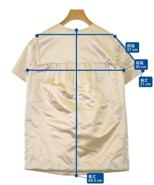 PRADA（プラダ）ブラウス ベージュ サイズ:38(S位) レディース/2200690751154