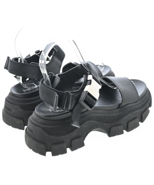 PRADA（プラダ）サンダル 黒 サイズ:EU40(26.5cm位) レディース/2200686008088