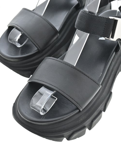 PRADA（プラダ）サンダル 黒 サイズ:EU40(26.5cm位) レディース/2200686008088