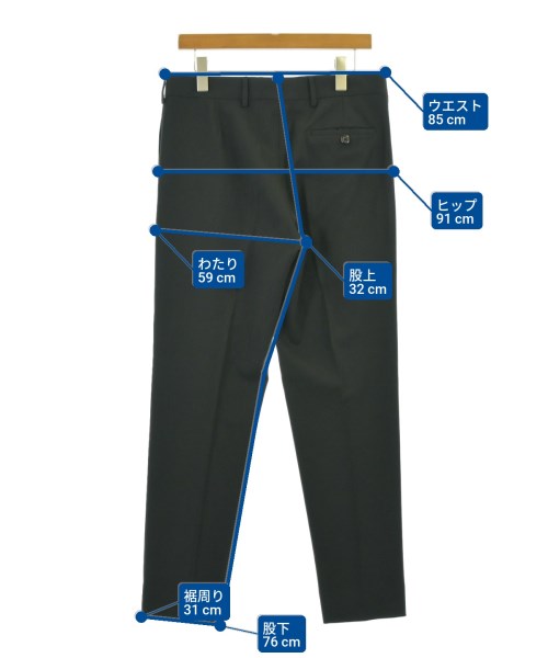 PRADA（プラダ）スラックス 黒 サイズ:46(M位) メンズ/2200691257020